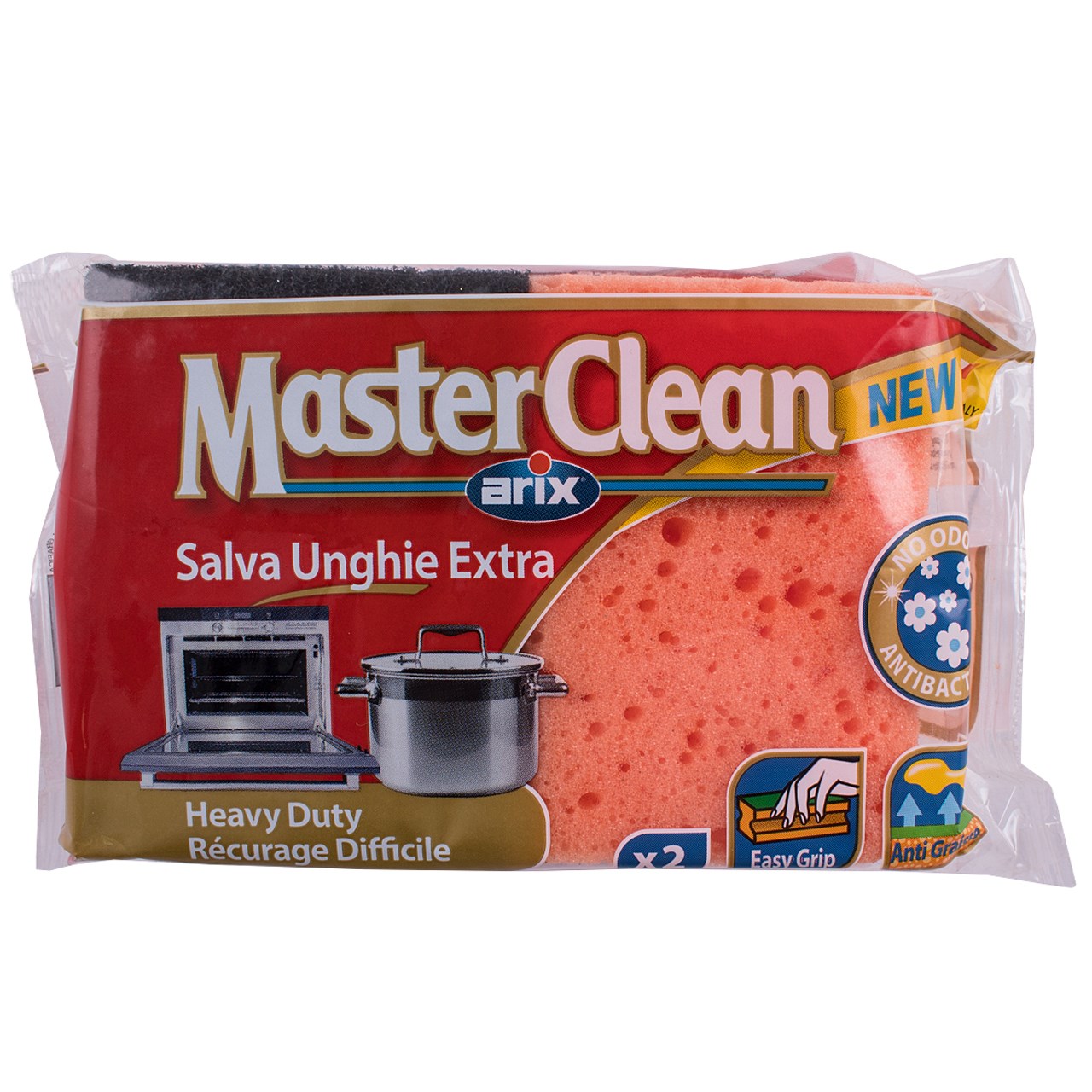 ابر و اسکاچ  ضد باکتری آریکس مدل Master Clean کد 12480 مجموعه 2 عددی