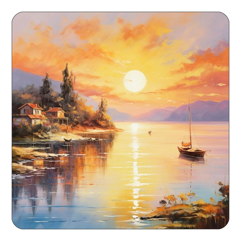 مگنت کاکتی طرح نقاشی رنگ روغن مدل mp70727