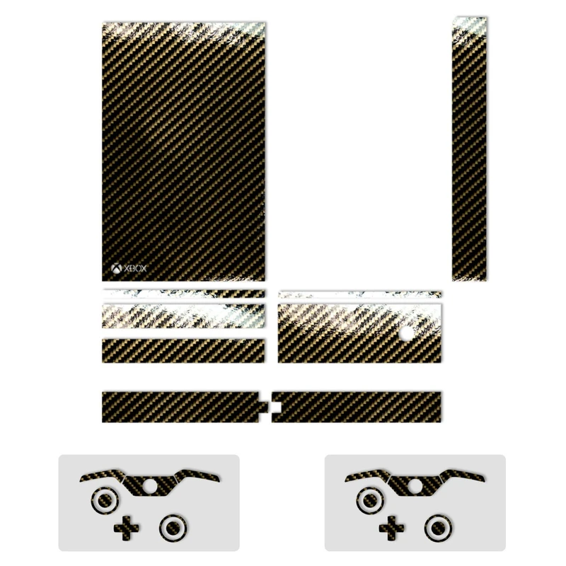 برچسب ماهوت مدل Brown Shine-carbon Special مناسب برای کنسول بازی Xbox One