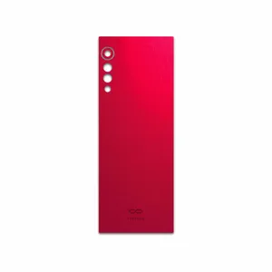 MAHOOT Matte-Warm-Red Cover Sticker for LG Velvet 5G