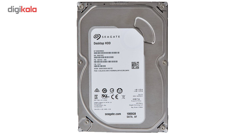هارددیسک اینترنال سیگیت مدل ST1000DM003 ظرفیت 1 ترابایت