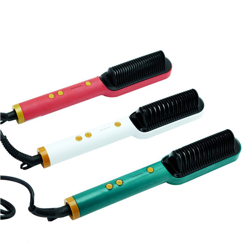 برس حرارتی مدل FH 909، با صفحات از جنس سرامیک، دارای نشانگر LED، فناوری تولید یون، گستره دما 220 تا 240 درجه سانتی‌گراد، به همراه سیم 1.5 متری