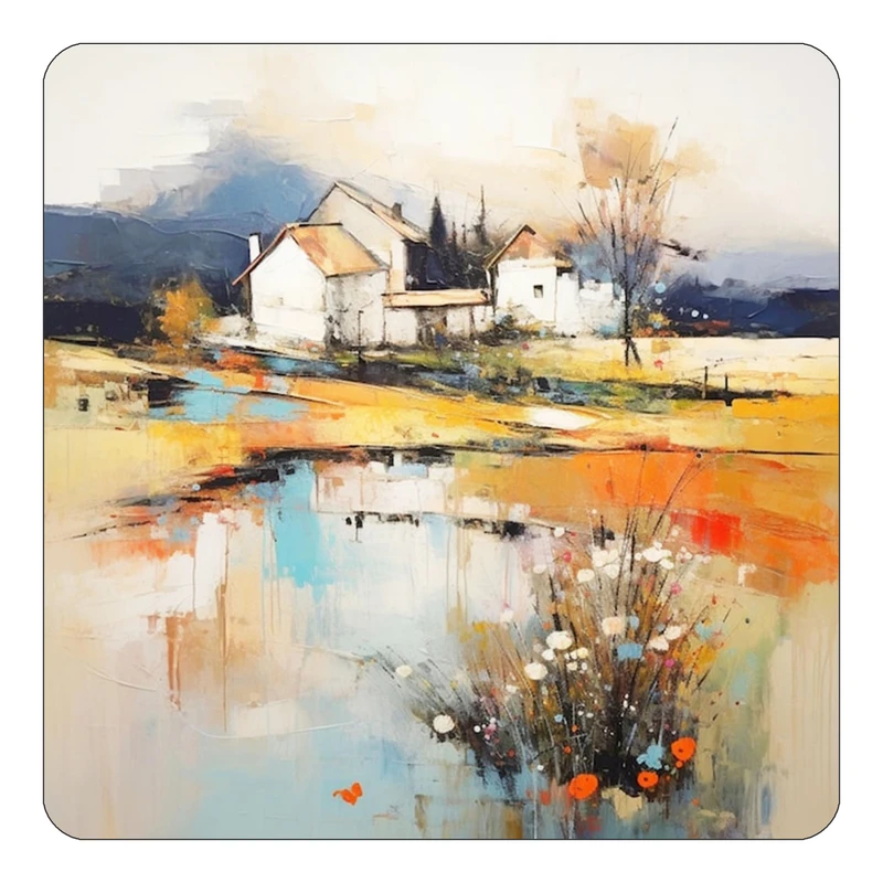 مگنت کاکتی طرح نقاشی رنگ روغن مدل mp73114