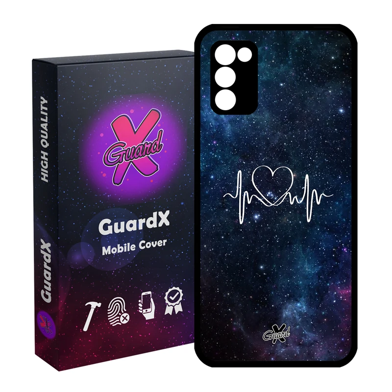 کاور گارد ایکس طرح Love مدل Glass10114 مناسب برای گوشی موبایل سامسونگ Galaxy A02s / M02s