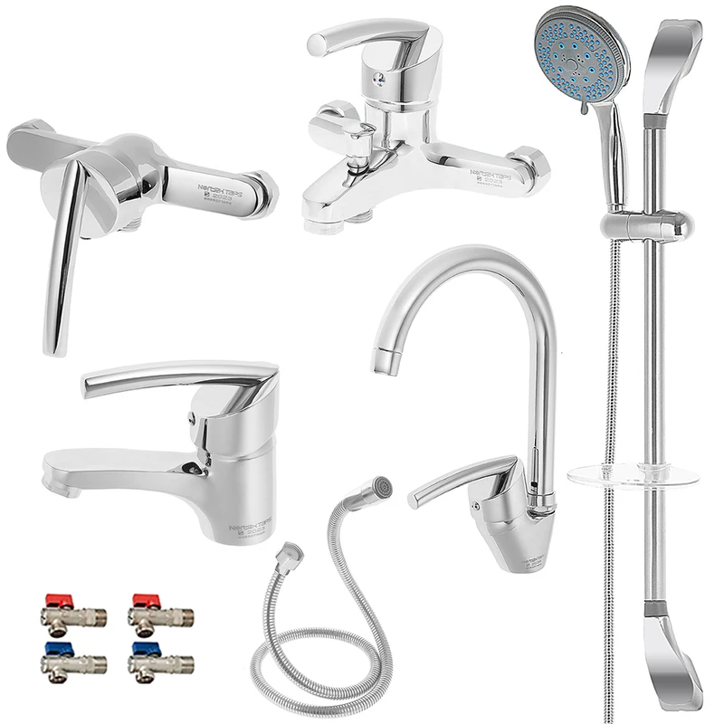 ست شیرآلات نورتکس مدل شودرتنسو 2024مجموعه 10عددی