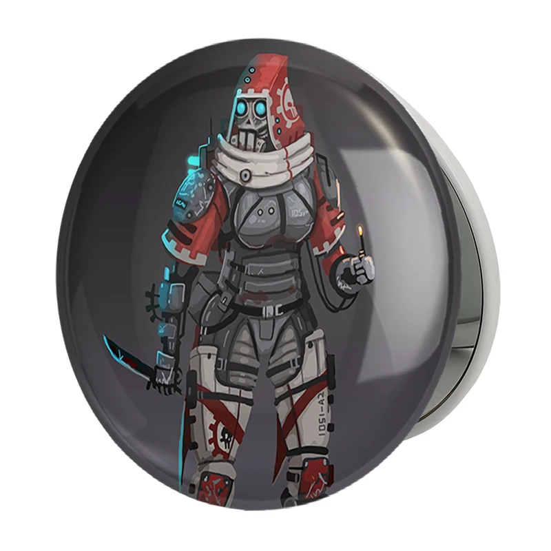 آینه جیبی خندالو طرح بازی تایتان فال (Titanfall) مدل تاشو کد 32603