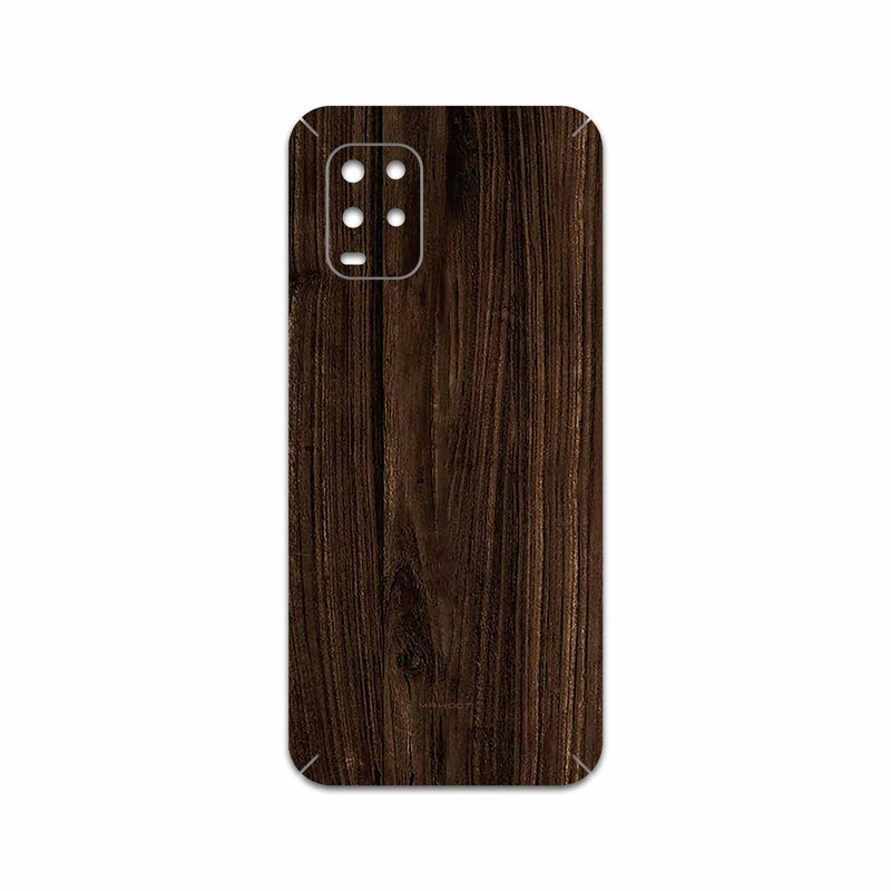 برچسب پوششی ماهوت مدل Dark Walnut Wood مناسب برای گوشی موبایل شیائومی Mi 10 Lite 5G
