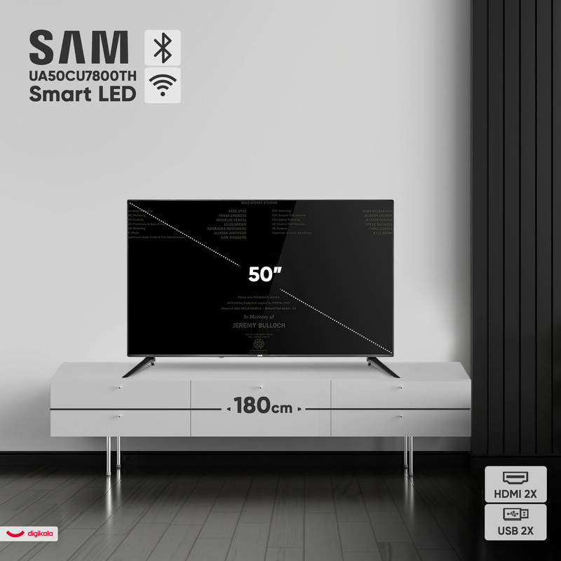 تلویزیون 50 اینچ ال ای دی هوشمند سام مدل UA50CU7800TH تلویزیون 50 اینچ ال ای دی هوشمند سام مدل UA50CU7800TH