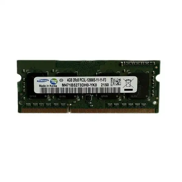 رم لپ تاپ  ddr3L تك كاناله 1600 مگاهرتز cl11 سامسونگ مدل pc3L-12800 ظرفيت 4 گيگابايت
