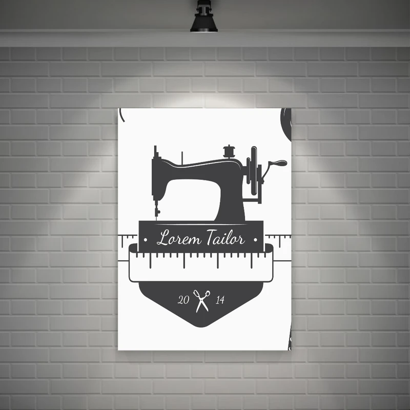 تابلو بوم طرح مخمل مزون لباس مدل 2014 کد GR578