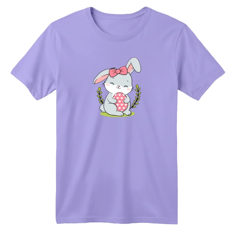 تی شرت آستین کوتاه بچگانه مدل خرگوش کد 03