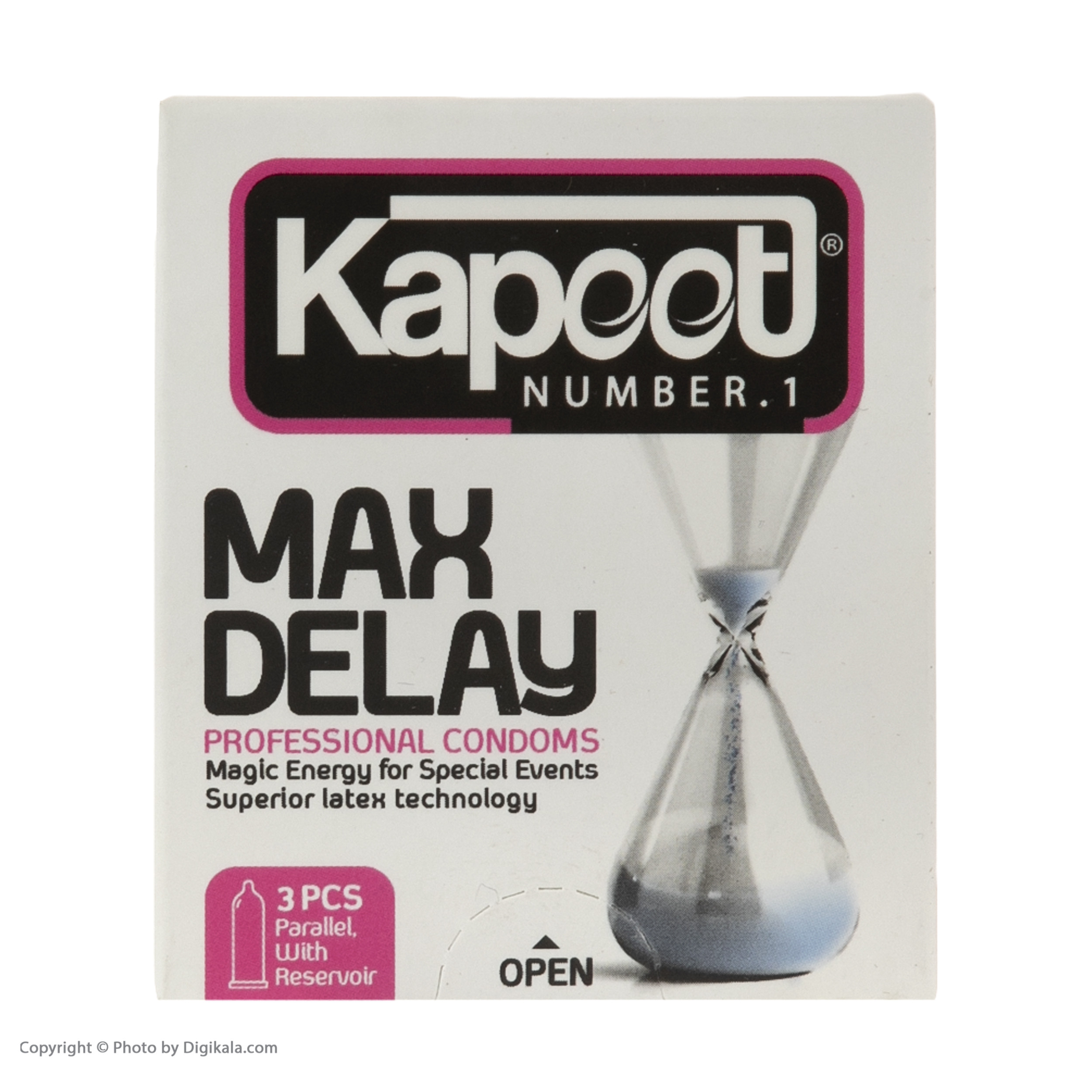 کاندوم کاپوت مدل Max Delay بسته 3 عددی کاندوم کاپوت مدل Max Delay بسته 3 عددی