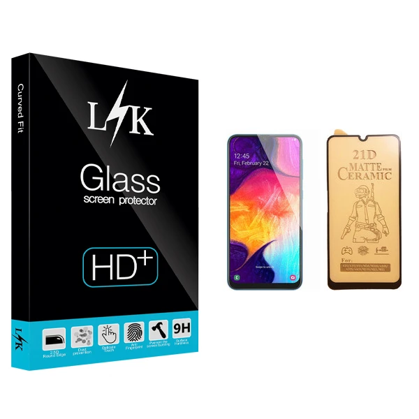 محافظ صفحه نمایش سرامیکی ال کی مدل +LITE مناسب برای گوشی موبایل سامسونگ Galaxy A50
