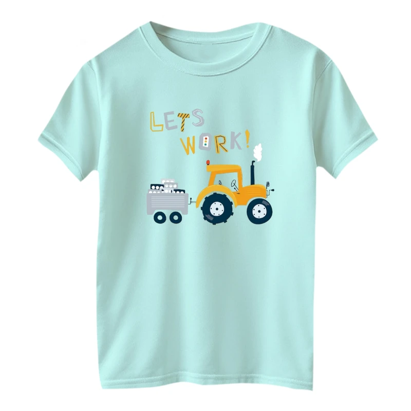 تی شرت آستین کوتاه بچگانه مدل ماشین کد ۱۲