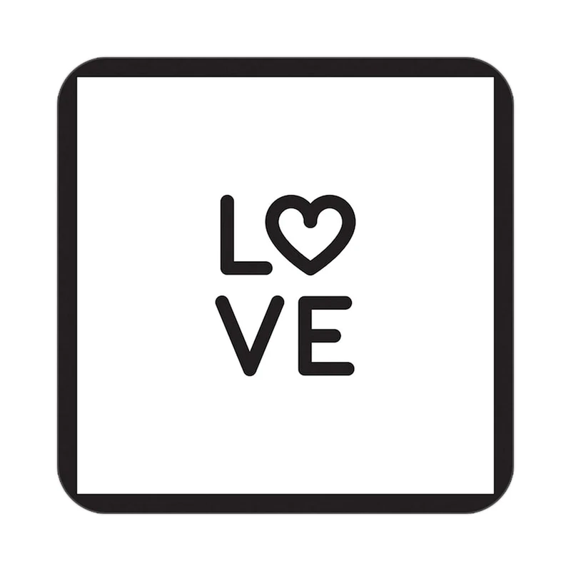 زیر لیوانی کاکتی طرح عاشقانه مدل mp38860