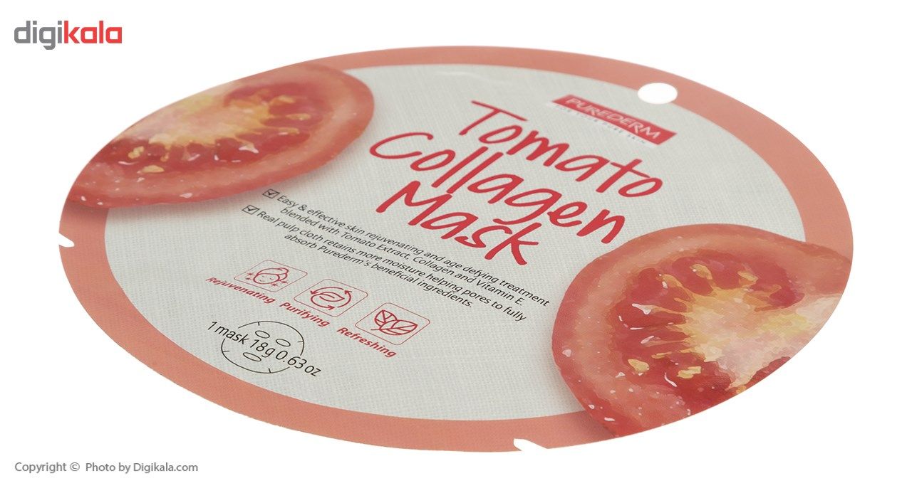 ماسک نقابی پیوردرم مدل Tomato -  - 5