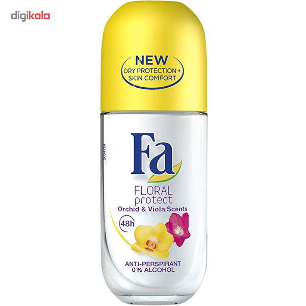 رول ضد تعریق زنانه فا مدل Floral Protect حجم 50 میلی لیتر