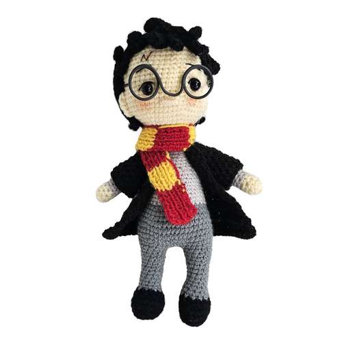 عروسک بافتنی خندالو مدل هری پاتر (Harry Potter)