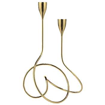 قیمت و خرید شمعدان بلک اند بلوم سری Loop Maison مدل Loop Gold