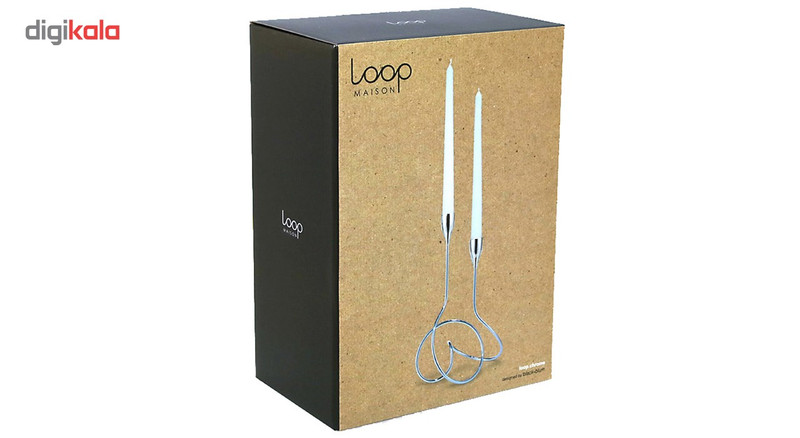 قیمت و خرید شمعدان بلک اند بلوم سری Loop Maison مدل Loop Gold