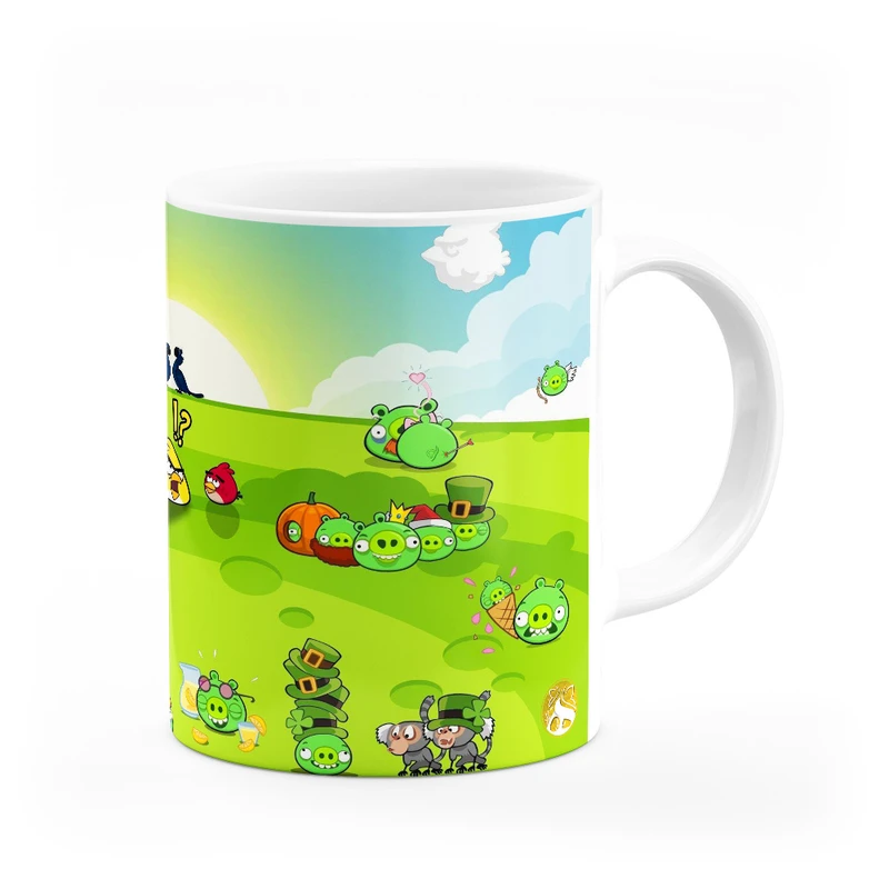 ماگ هومرو طرح انیمیشن پرندگان خشمگین The Angry Birds مدل MG3197