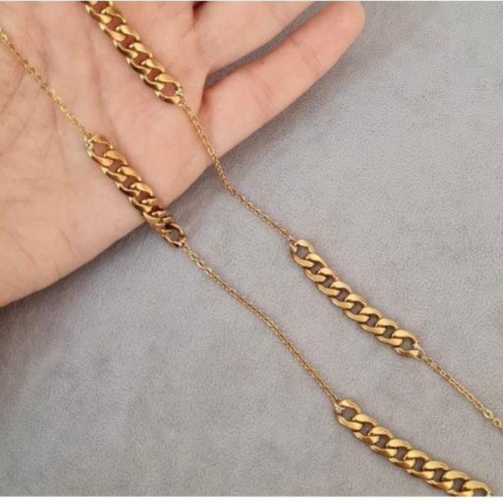 گردنبند زنانه مدل رو مانتویی کد 32 گردنبند زنانه مدل رو مانتویی کد 32