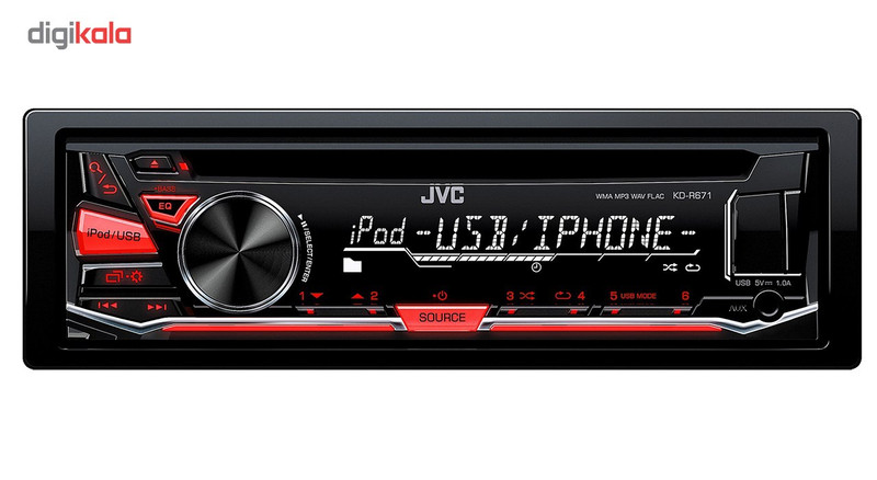 پخش کننده خودرو جی وی سی مدل KD-R671