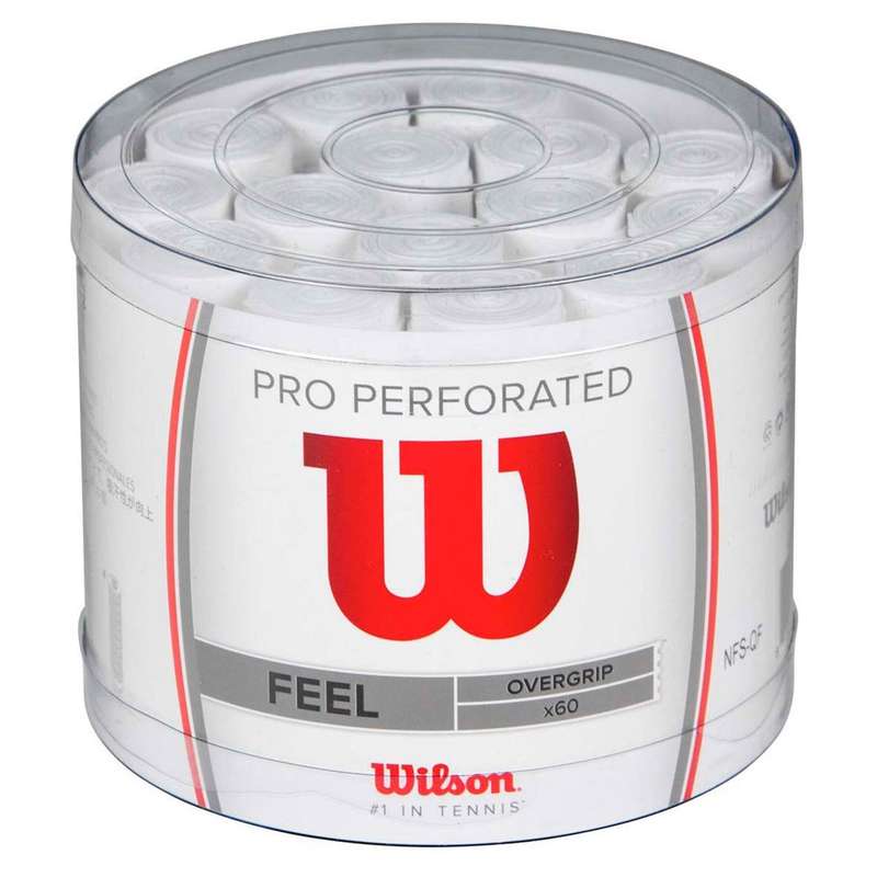 اورگریپ راکت تنیس ویلسون مدل Pro Perforated بسته 60 عددی