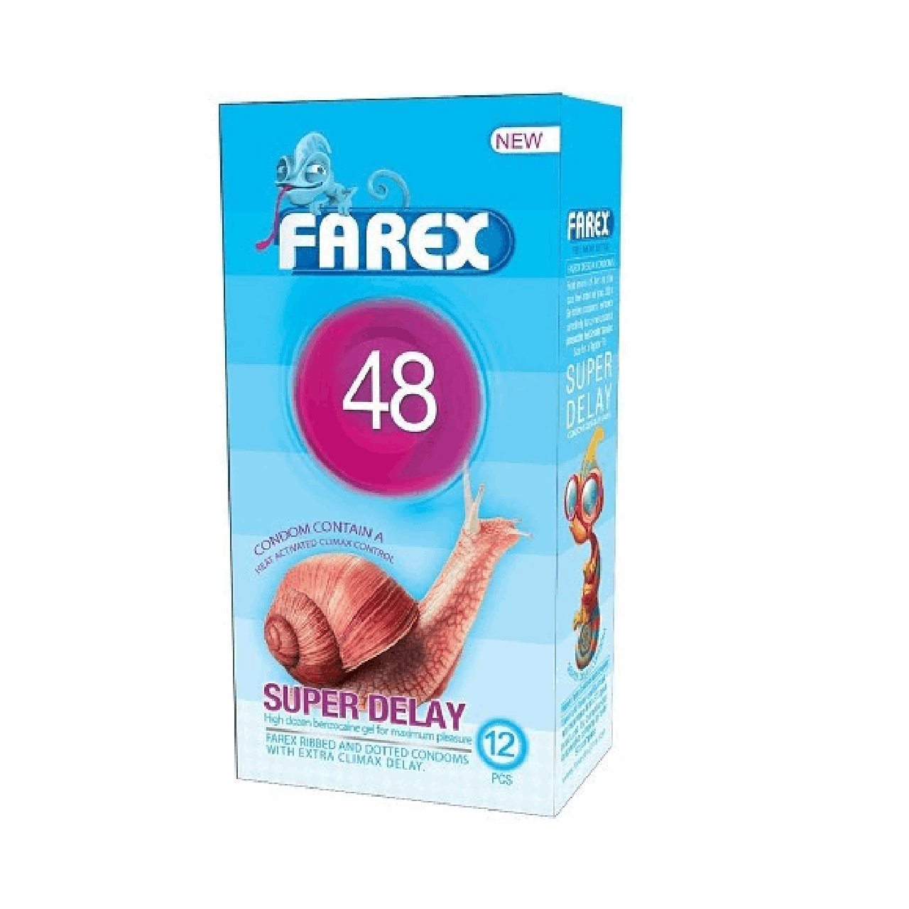 کاندوم  فارکس مدل Super Delay 48 بسته 12 عددی