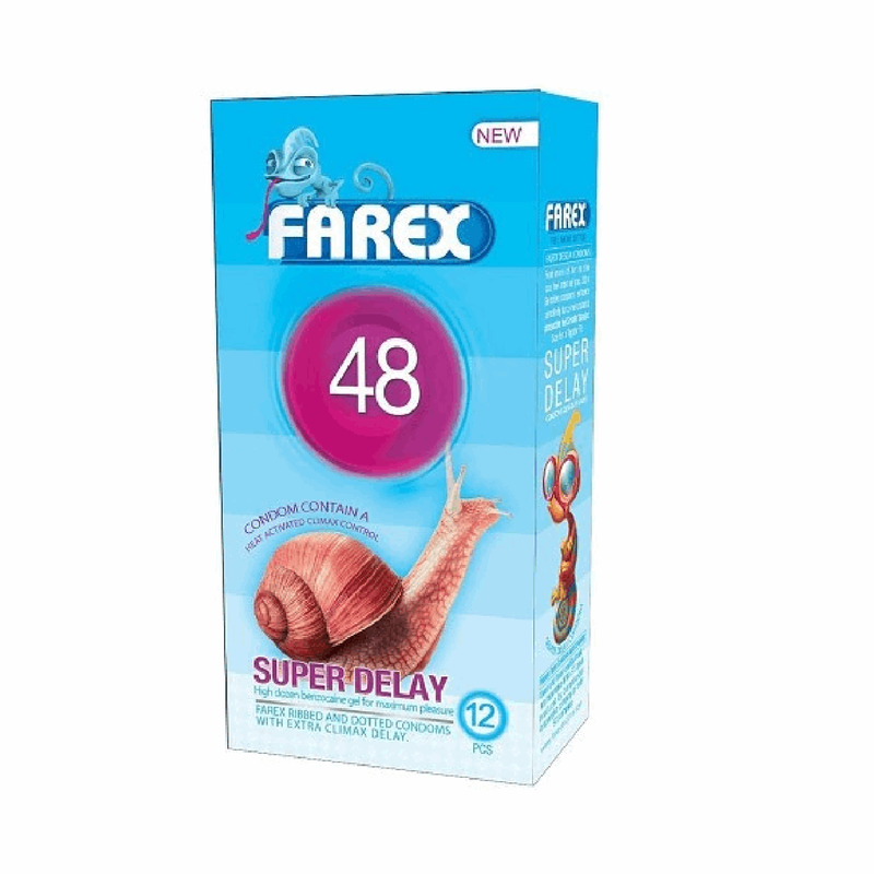 کاندوم فارکس مدل Super Delay 48 بسته 12 عددی کاندوم فارکس مدل Super Delay 48 بسته 12 عددی