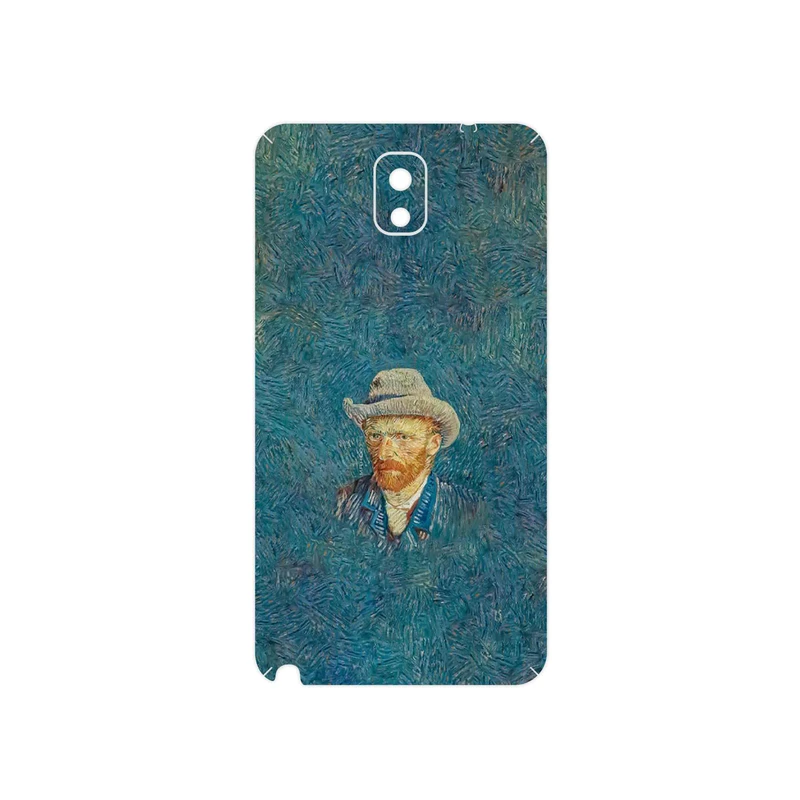 برچسب پوششی ماهوت مدل Self portrait with a gray felt hat مناسب برای گوشی موبایل سامسونگ Galaxy Note 3