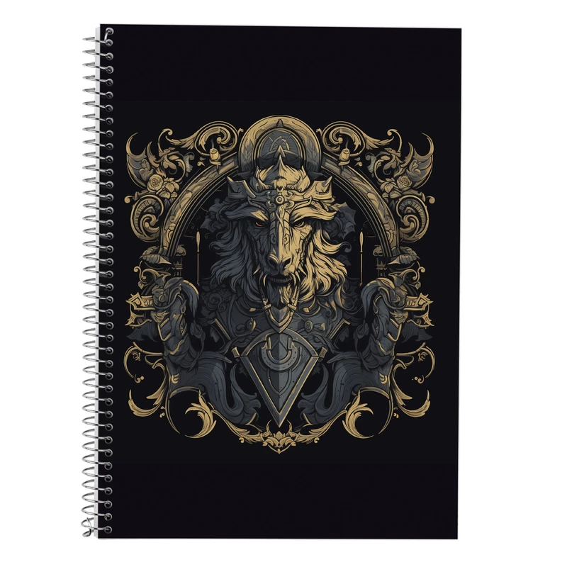 دفتر زبان 50 برگ مدوپد مدل سه خط طرح  ارباب حلقه ها The Lord of the Rings کد DF3095