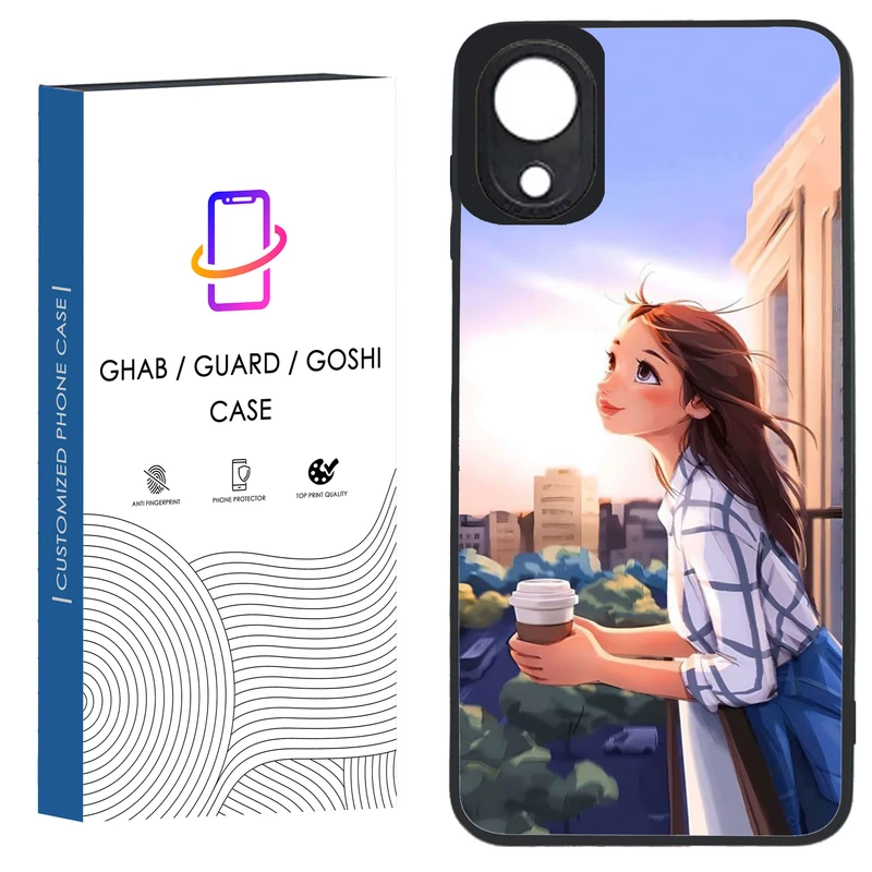 کاور قاب گارد گوشی طرح دخترانه کد 53 - tpu مناسب برای گوشی موبایل سامسونگ Galaxy A03 Core