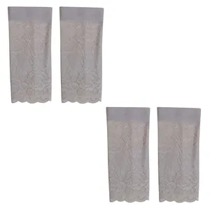 ساق دست زنانه ثنا مدل گیپور کوتاه رنگ سفید بسته 2 عددی