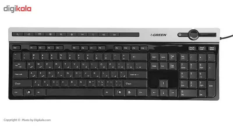 کیبورد گرین مدل GK-503 با حروف فارسی