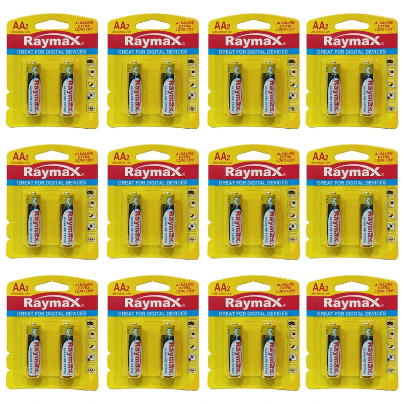 باتری قلمی ریمکس مدل Alkaline بسته 24 عددی