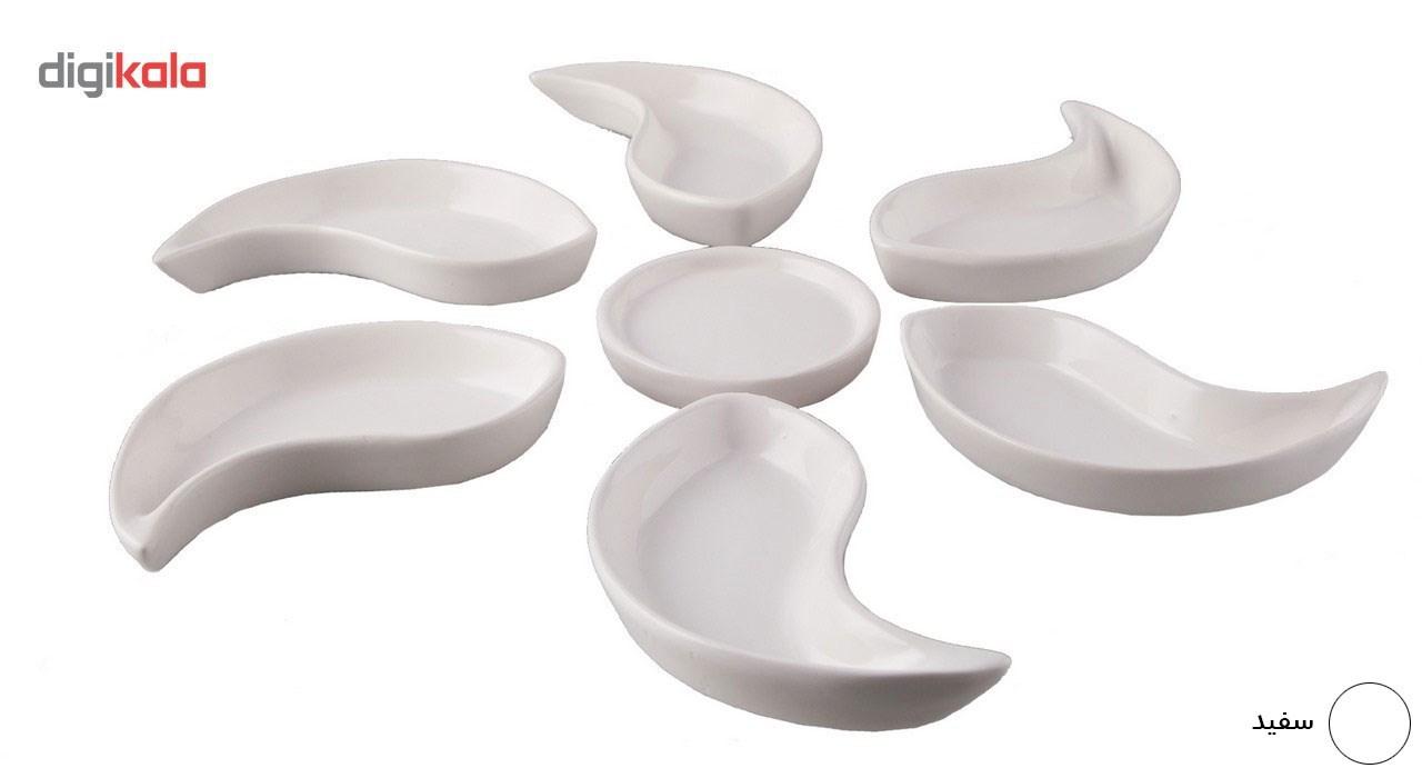 مجموعه ظروف سرامیکی هفت سین گالری ساتگین کد 57216