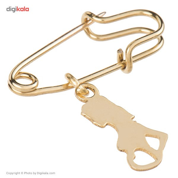 سنجاق سینه طلا 18 عیار رزا مدل PG07