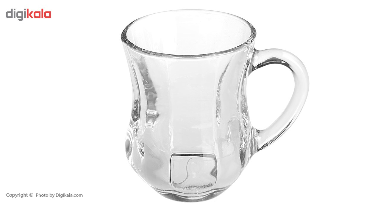 استکان پاشاباغچه مدل دم کد 55373 بسته 6 عددی