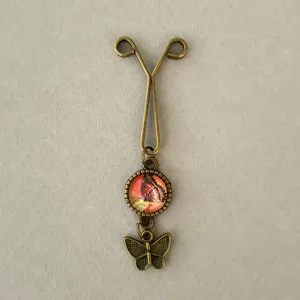 گیره روسری زنانه مدل پروانه كد SF48