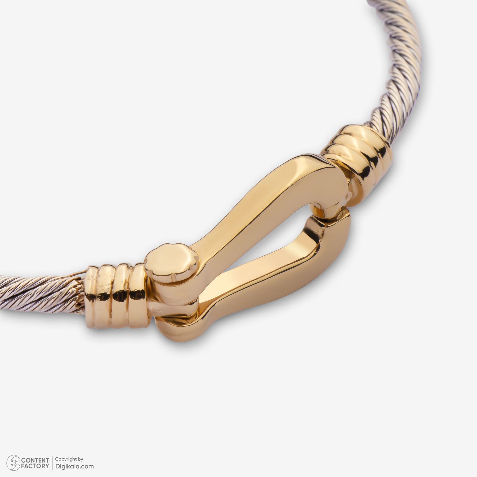 دستبند طلا 18 عیار زنانه وی گالری مدل فرد کد BGA1509 -  - 3