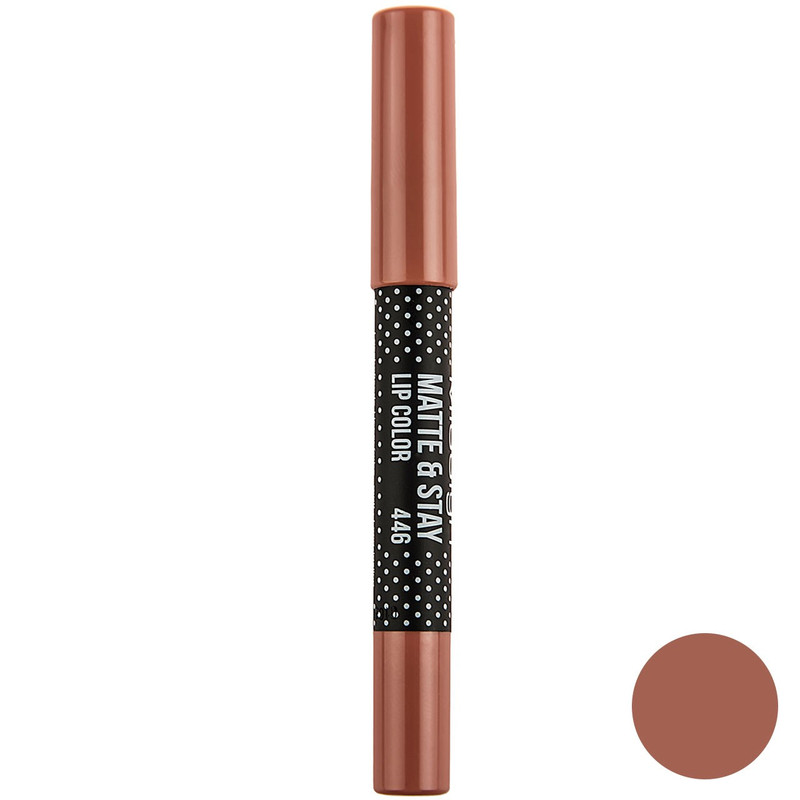 رژ لب مدادی میسلین سری Matte And Stay شماره 446