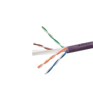 کابل شبکه Cat 6 UTP  برند رکس تست فلوک به طول 305 متر