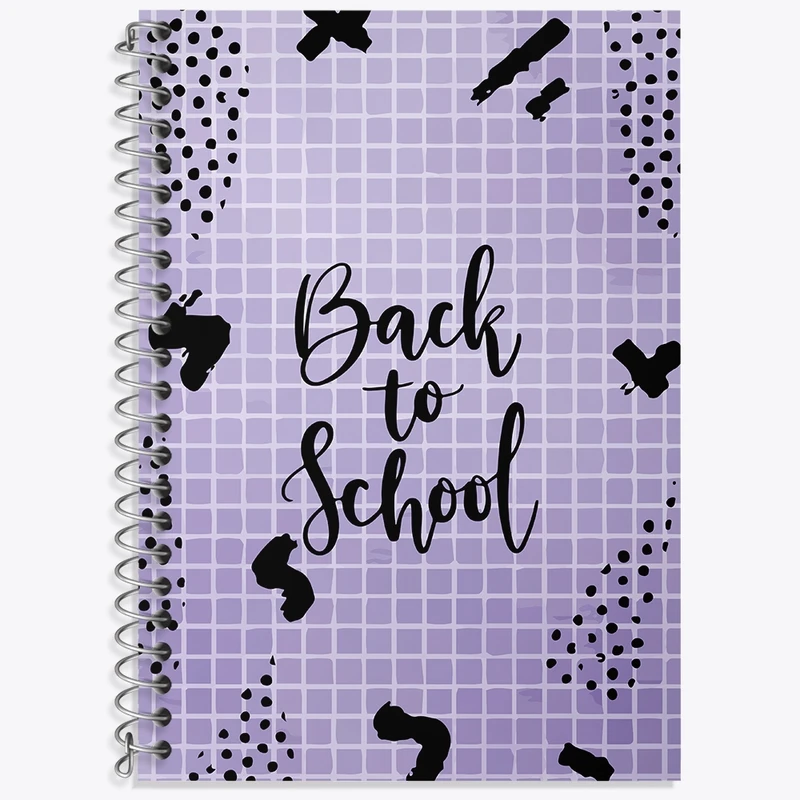 دفتر لغت 50 برگ خندالو طرح Back To School کد N76