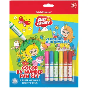 بسته رنگ آمیزی اریک کراوزه مدل Color by Number Fun Set