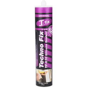 چسب درزگیر سیلیکونی تکنو فیکس مدل TF-610 حجم 280 میلی لیتر