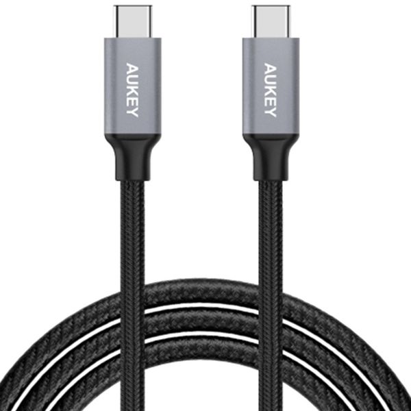 کابل تبدیل USB-C به USB-C آکی مدل CB-CD5 طول 1 متر کابل تبدیل USB-C به USB-C آکی مدل CB-CD5 طول 1 متر