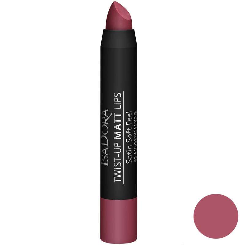 رژ لب مدادی ایزادورا سری Twist Up Matt Lips شماره 63