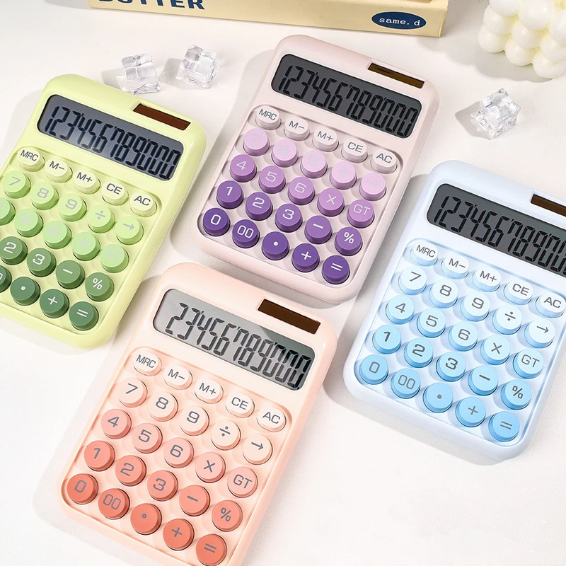 عکس شماره 3 : ماشین حساب رومیزی مدل خورشیدی پاستلی کد ds-3001