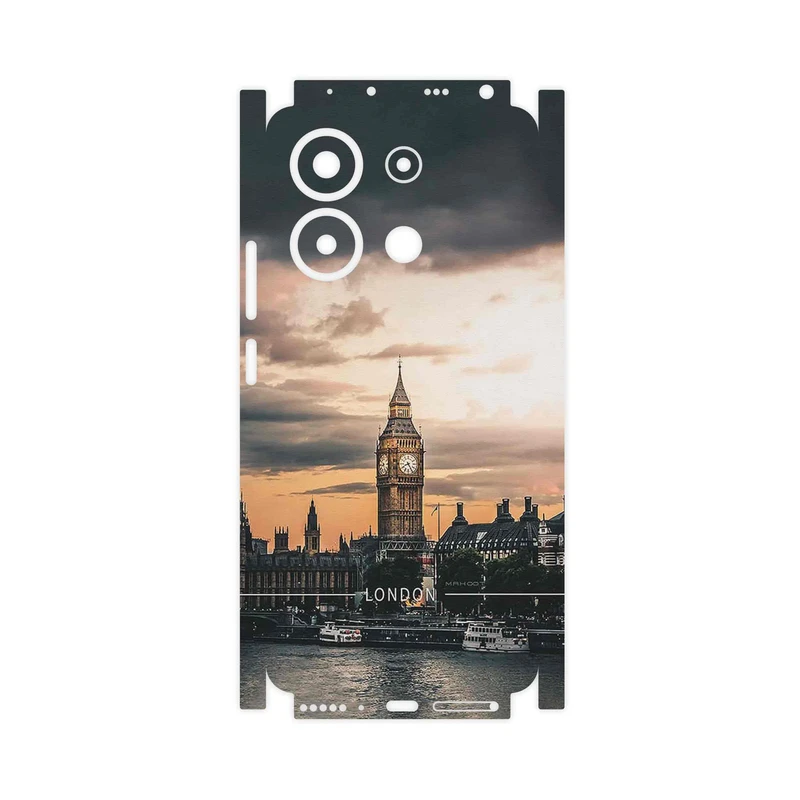 برچسب پوششی ماهوت مدل London_City-FullSkin مناسب برای گوشی موبایل شیائومی Redmi Note 13 4G
